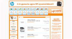 Desktop Screenshot of hpworld.hu