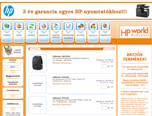 Tablet Screenshot of hpworld.hu